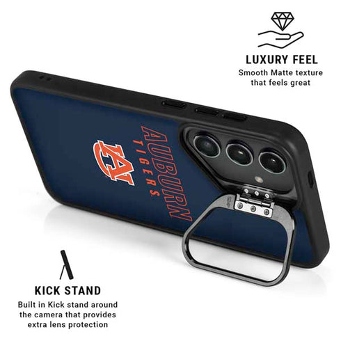 Auburn University Tigers Outline Galaxy S26 Plus Kickstand Case