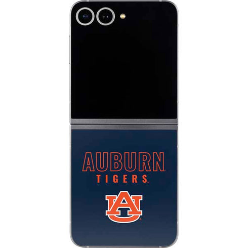 Auburn University Tigers Outline Galaxy Z Flip6 Skin