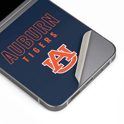 Auburn University Tigers Outline Galaxy Z Flip6 Skin