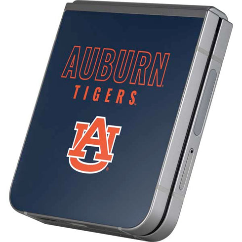 Auburn University Tigers Outline Galaxy Z Flip6 Skin