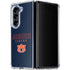 Auburn University Tigers Outline Galaxy Z Fold5 5G Clear Case