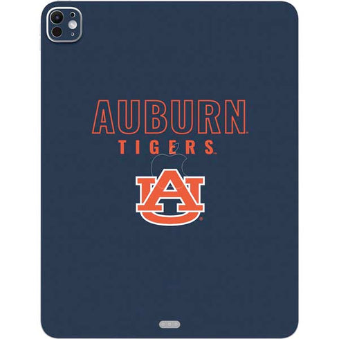 Auburn University Tigers Outline iPad Pro 13in M4 (2024) Skin