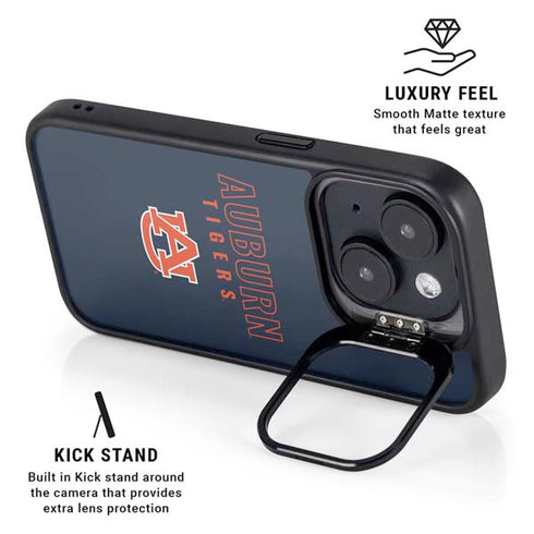 Auburn University Tigers Outline iPhone 14 Kickstand Case