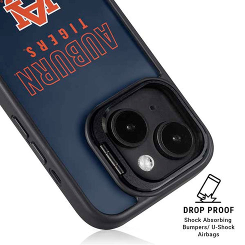 Auburn University Tigers Outline iPhone 14 Kickstand Case