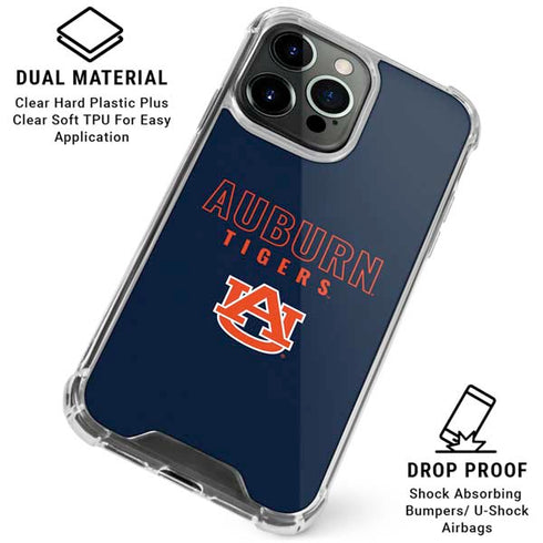 Auburn University Tigers Outline iPhone 16 Pro Max Clear Case