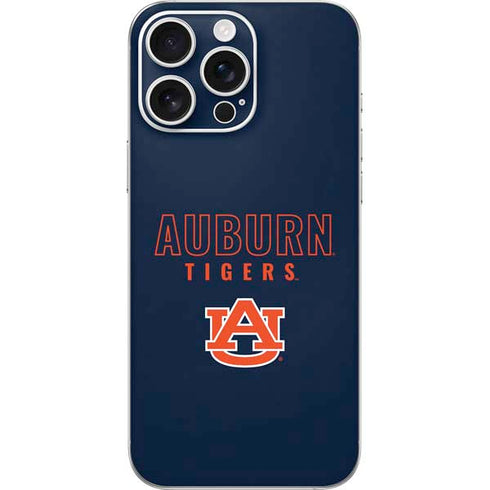 Auburn University Tigers Outline iPhone 16 Pro Max Skin