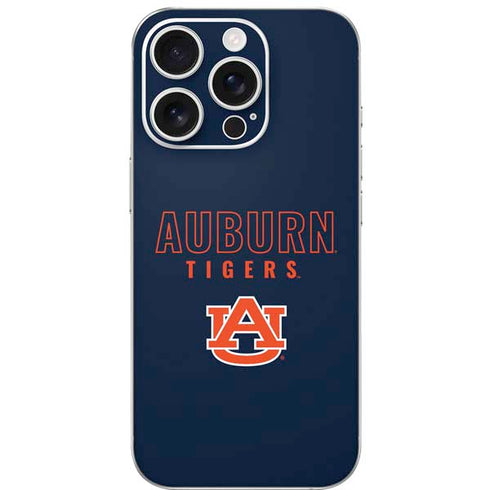 Auburn University Tigers Outline iPhone 16 Pro Skin