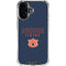 Auburn University Tigers Outline iPhone 17 Clear Case