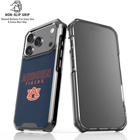 Auburn University Tigers Outline iPhone 18 Pro Clear Case