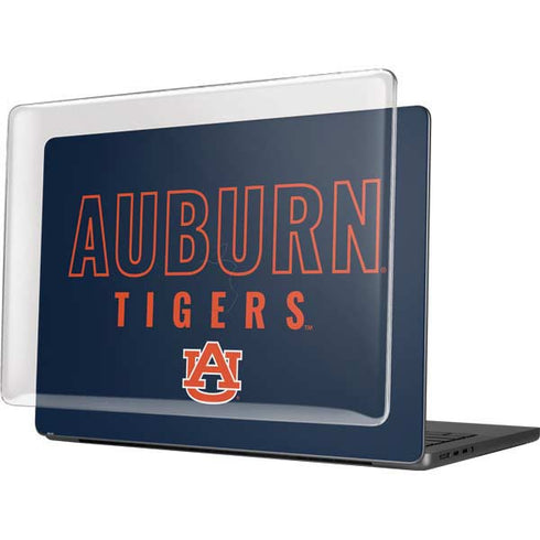 Auburn University Tigers Outline MacBook Pro 14in (2021-24) Case plus Skin