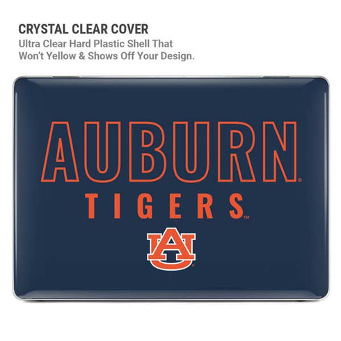 Auburn University Tigers Outline MacBook Pro 14in (2021-24) Case plus Skin