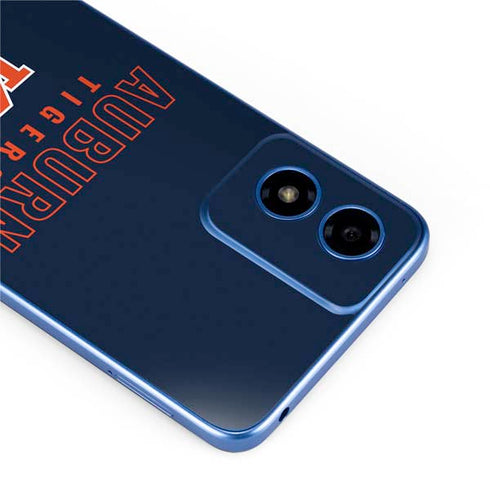 Auburn University Tigers Outline Moto G Play 4G (2024) Skin
