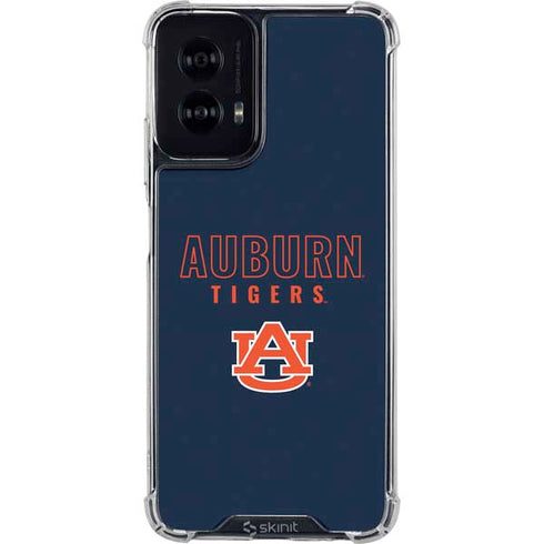 Auburn University Tigers Outline Moto G Power 5G (2024) Clear Case