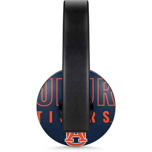 Auburn University Tigers Outline PlayStation 4 Gold Wireless Headset Skin