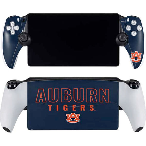 Auburn University Tigers Outline PlayStation Portal Remote Player Skin