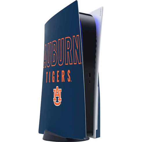 Auburn University Tigers Outline PlayStation PS5 Skins