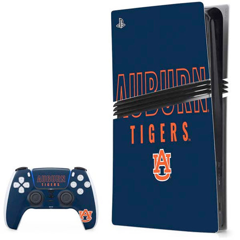 Auburn University Tigers Outline PlayStation PS5 Skins