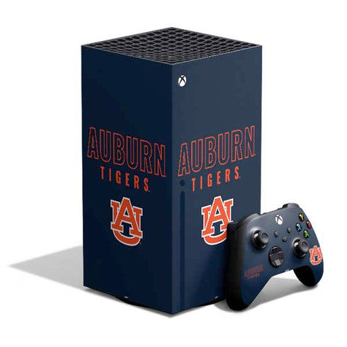 Auburn University Tigers Outline XBox Series X Digital Edition Bundle Skin