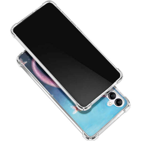 Aurelia Mermaid with Fish by Rachel Anderson Gabb Phone 4 Clear Case