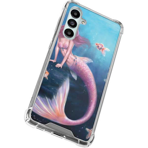 Aurelia Mermaid with Fish by Rachel Anderson Galaxy A16 5G Clear Case