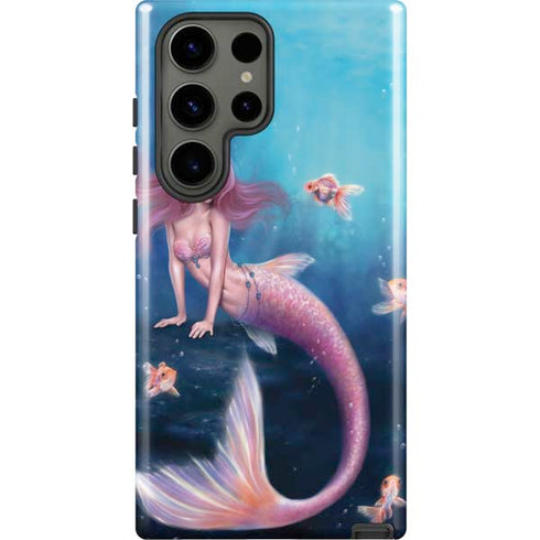 Aurelia Mermaid with Fish by Rachel Anderson Galaxy S23 Ultra Pro Case