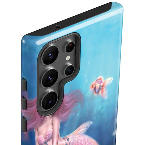 Aurelia Mermaid with Fish by Rachel Anderson Galaxy S23 Ultra Pro Case