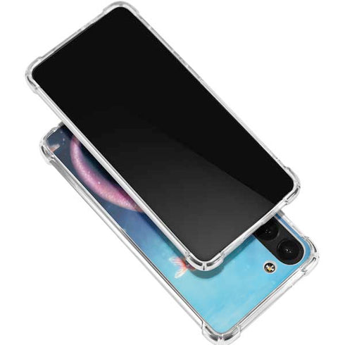 Aurelia Mermaid with Fish by Rachel Anderson Galaxy S24 FE Clear Case