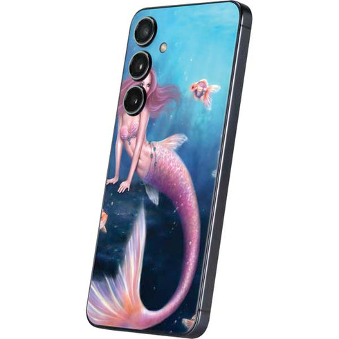Aurelia Mermaid with Fish by Rachel Anderson Galaxy S25 Skin