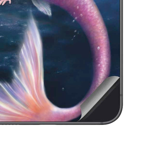 Aurelia Mermaid with Fish by Rachel Anderson Galaxy S25 Skin