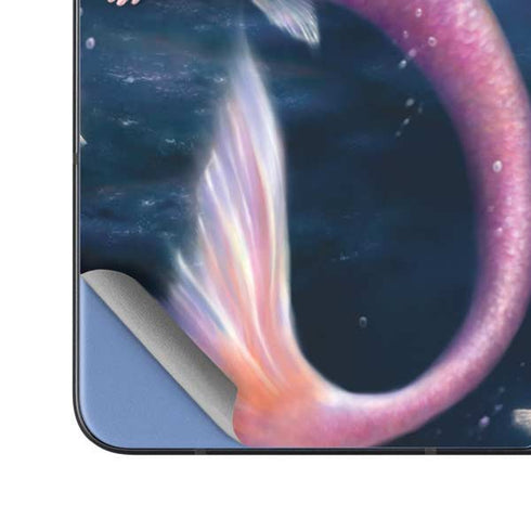 Aurelia Mermaid with Fish by Rachel Anderson Galaxy Z Fold5 5G Skin