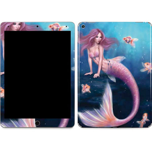 Aurelia Mermaid with Fish by Rachel Anderson iPad Skins