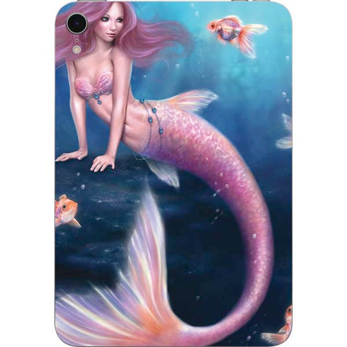 Aurelia Mermaid with Fish by Rachel Anderson Apple iPad Mini Skin