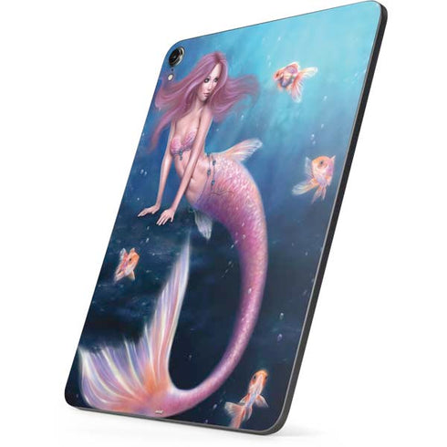 Aurelia Mermaid with Fish by Rachel Anderson Apple iPad Pro Skin