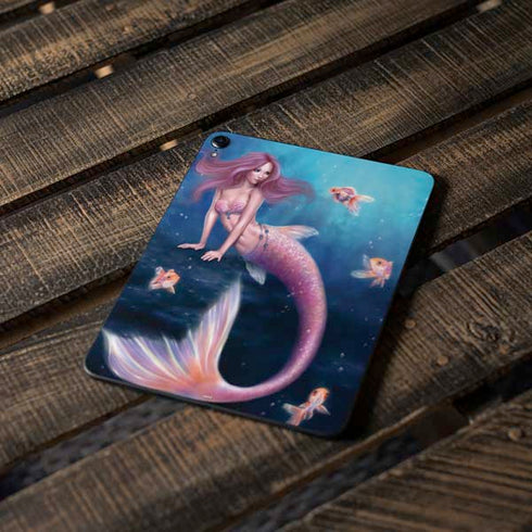 Aurelia Mermaid with Fish by Rachel Anderson Apple iPad Pro Skin
