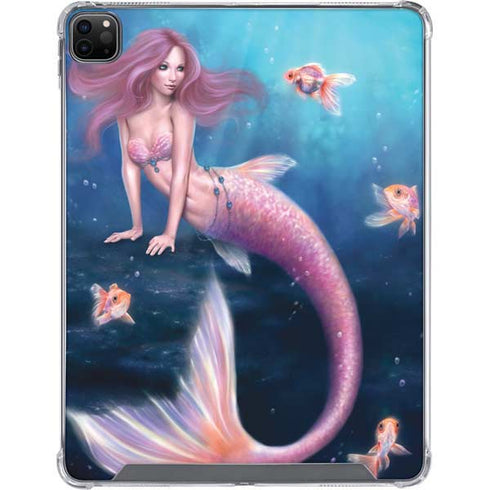 Aurelia Mermaid with Fish by Rachel Anderson iPad Cases