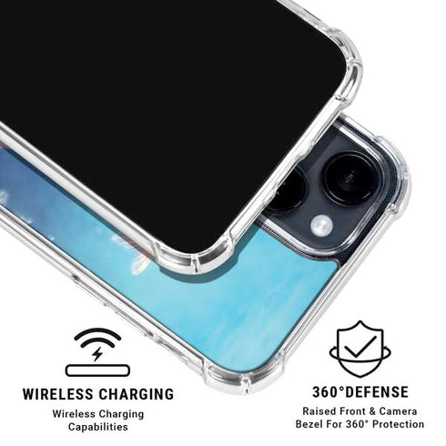 Aurelia Mermaid with Fish by Rachel Anderson iPhone 15 Clear Case