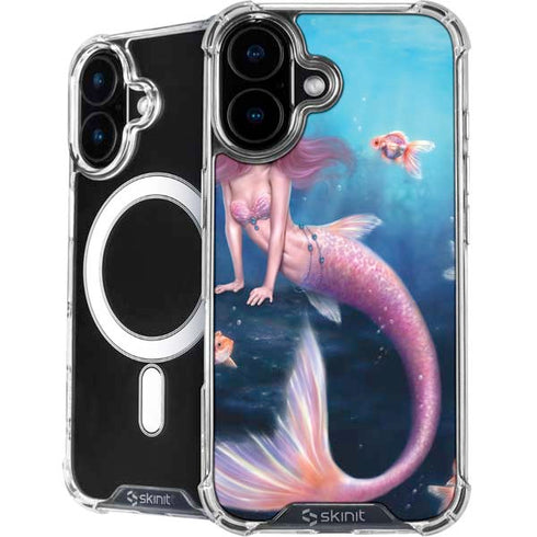 Aurelia Mermaid with Fish by Rachel Anderson iPhone 16 MagSafe Case