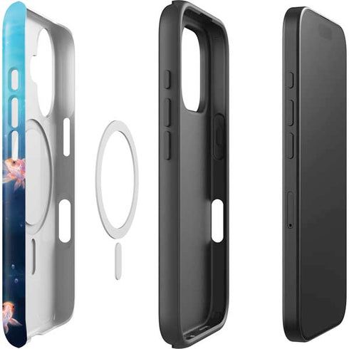 Aurelia Mermaid with Fish by Rachel Anderson iPhone 16 Plus Magsafe Impact Case