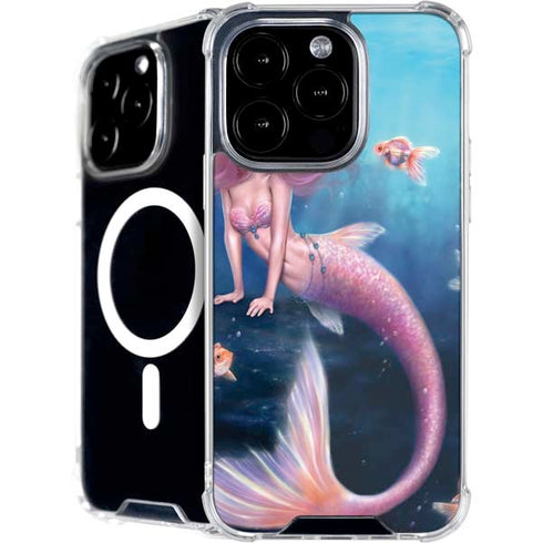 Aurelia Mermaid with Fish by Rachel Anderson iPhone 16 Pro MagSafe Case