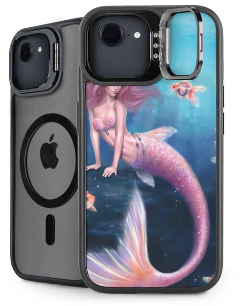 Aurelia Mermaid with Fish by Rachel Anderson iPhone 16e Kickstand Case