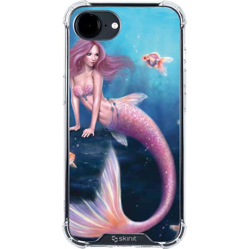 Aurelia Mermaid with Fish by Rachel Anderson iPhone 16e Clear Case