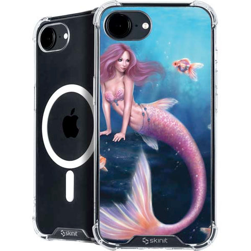Aurelia Mermaid with Fish by Rachel Anderson iPhone 16e MagSafe Case