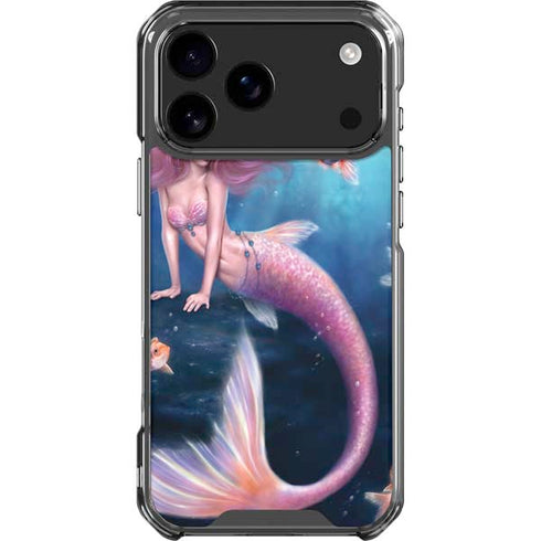 Aurelia Mermaid with Fish by Rachel Anderson iPhone 18 Pro Max Clear Case