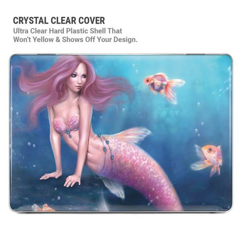 Aurelia Mermaid with Fish by Rachel Anderson MacBook Pro 14in (2021-24) Case plus Skin