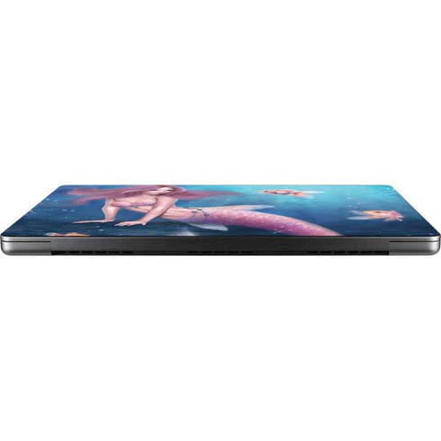 Aurelia Mermaid with Fish by Rachel Anderson Apple MacBook Pro 14-inch Skin