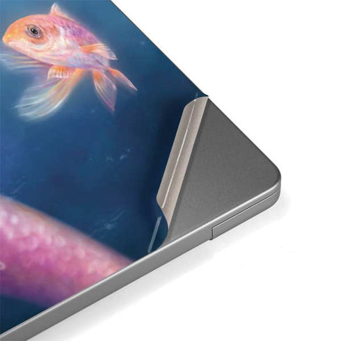 Aurelia Mermaid with Fish by Rachel Anderson Apple MacBook Pro 14-inch Skin