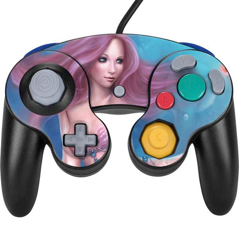 Aurelia Mermaid with Fish by Rachel Anderson Nintendo Skins