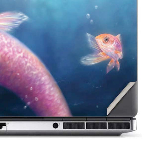 Aurelia Mermaid with Fish by Rachel Anderson Dell Precision Skin