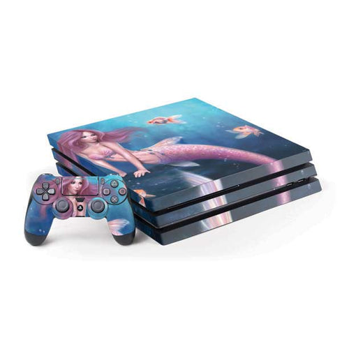 Aurelia Mermaid with Fish by Rachel Anderson PlayStation PS4 Skins