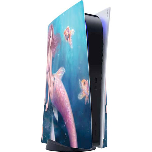 Aurelia Mermaid with Fish by Rachel Anderson PlayStation PS5 Skins